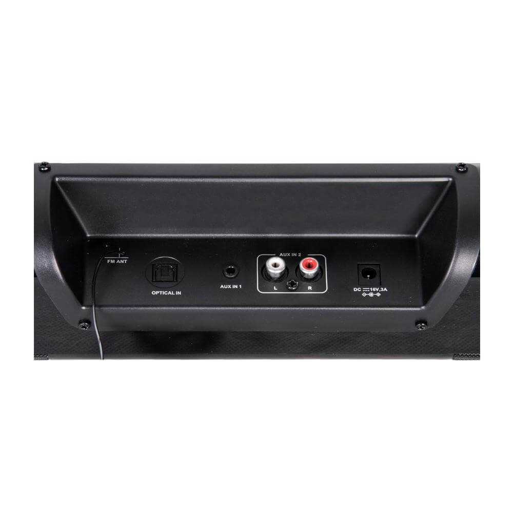 Barra de sonido Bluetooth Premium Supersonic de 37" con control por voz