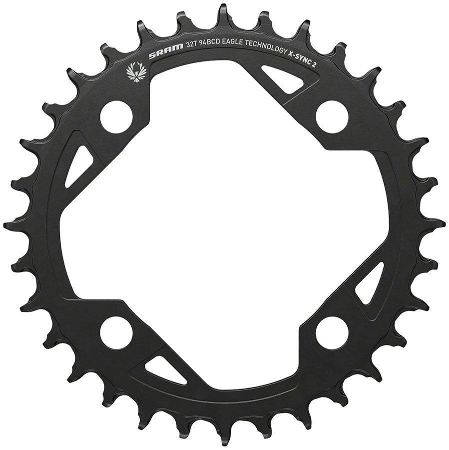 SRAM X-SYNC 2 Eagle E-MTB Chainring - 32t 94 BCD Aluminium Noir