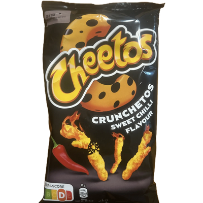 Cheetos Crunchetos Sweet Chili – Crunchy Chili-Flavoured Corn Snacks 70 g Bag (Finland) - Korvel