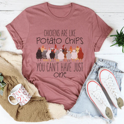 La camiseta Chickens Are Like Potato Chips