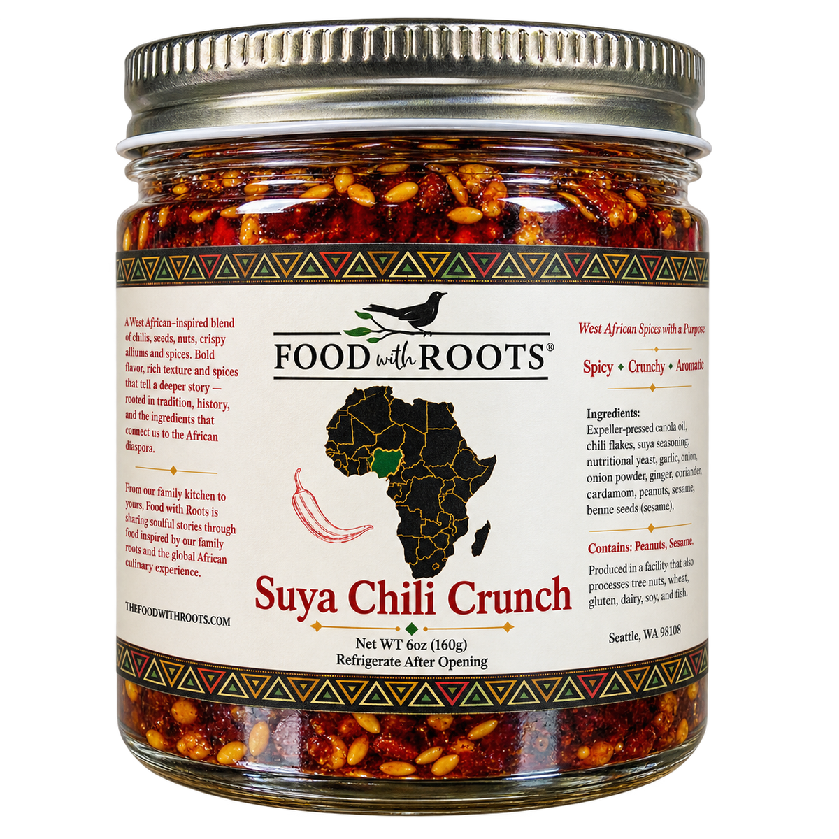 Croustillant au piment épicé Suya (contient des arachides)