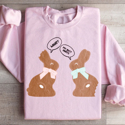Sudadera de conejito de chocolate