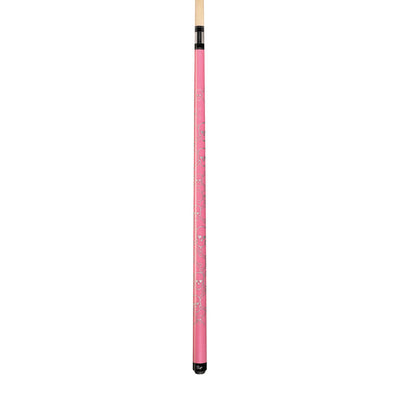 Vibrant Cotton Candy Skull Cue Stick for Enthusiasts - Korvel