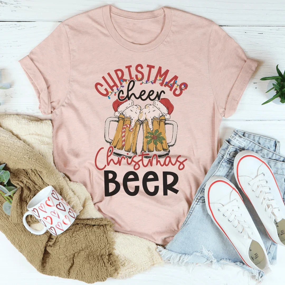 Christmas Beer Tee - Soft & Stylish