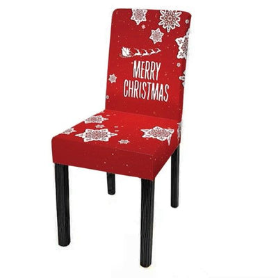 Ensemble de housses de chaise de Noël élégantes pour la décoration de la maison et des banquets