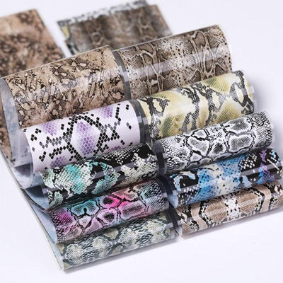 Christmas Silver Snowflakes Nail Art Foil Transfer Stickers