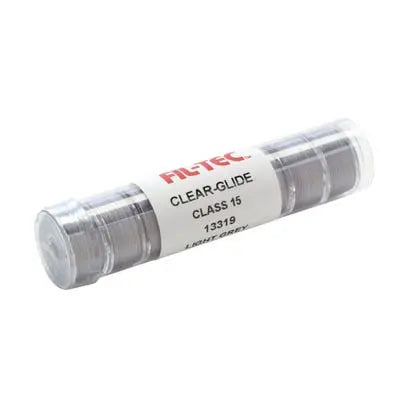 Light Grey Prewound Clear-Glide Bobbin Tube - Class 15/A