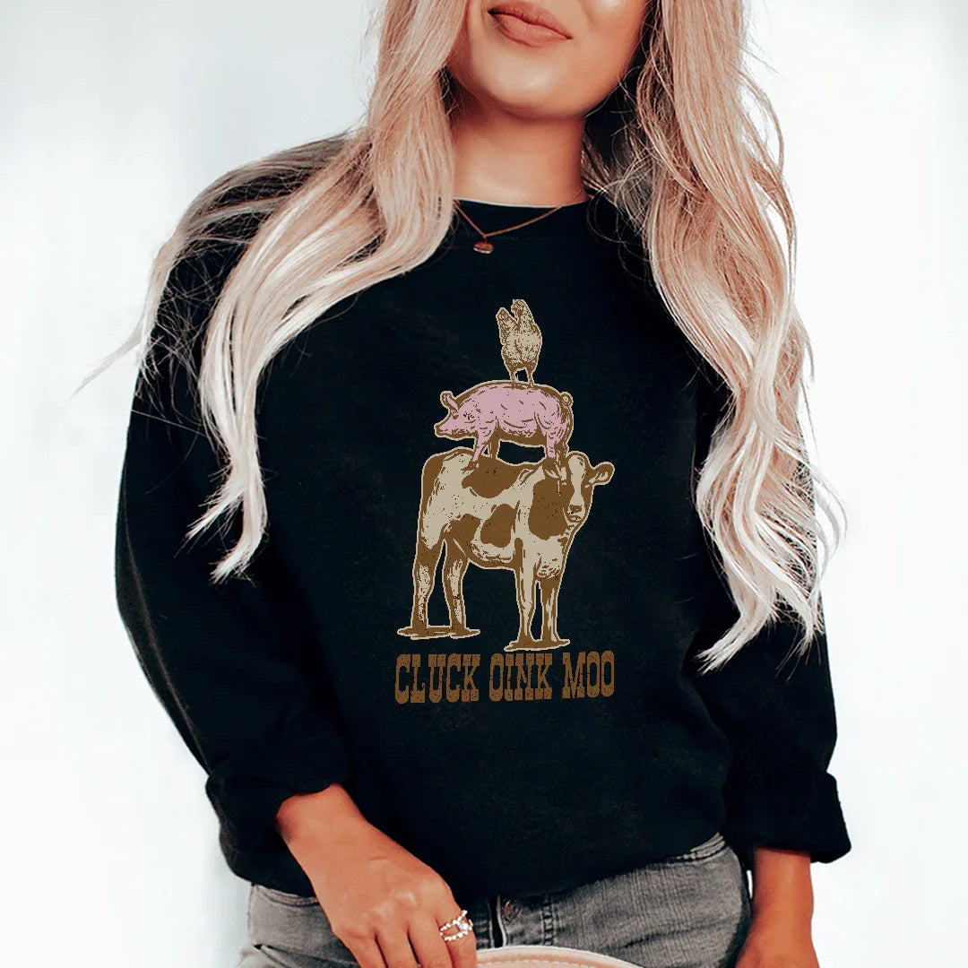 Camiseta Cluck Oink Moo