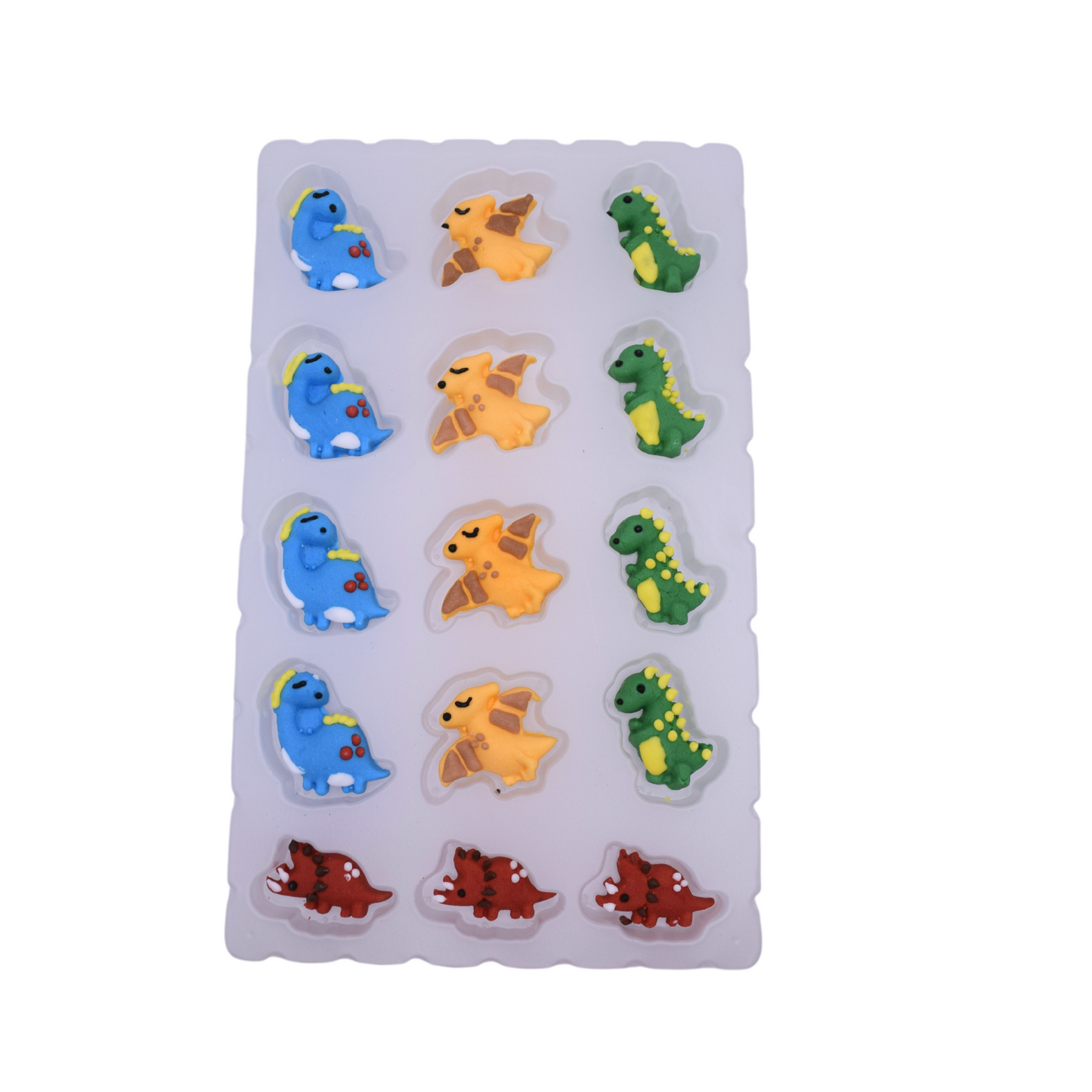 Cute Dinosaur Sugar Toppers for Cakes and Cupcakes