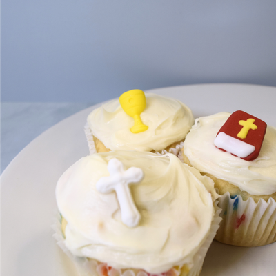 Religious Edible Cake and Cupcake Toppers - 15 Count