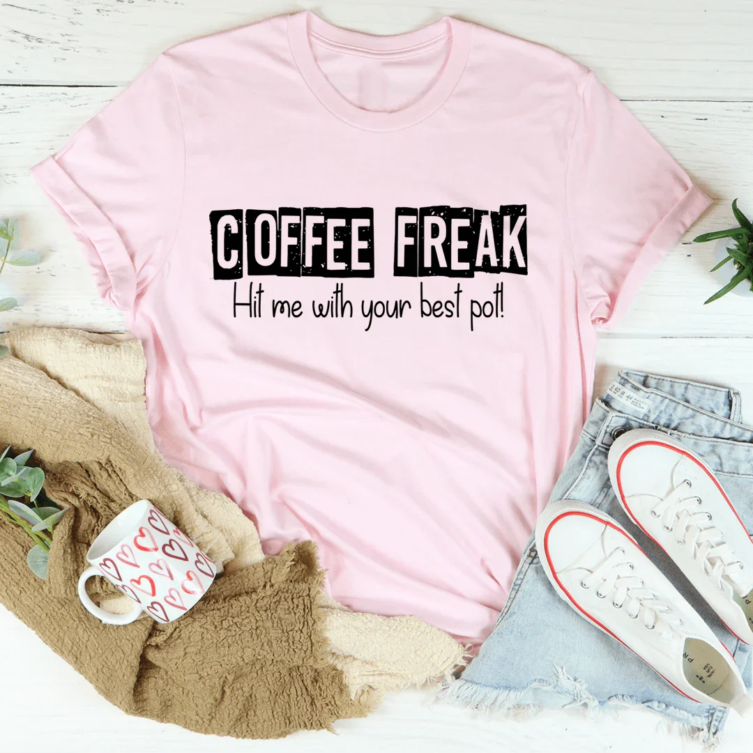 T-shirt Coffee Freak - Célébrez votre amour pour le café