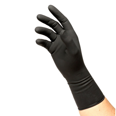 Color Me Fab Reusable Black Latex Gloves