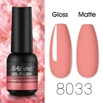 Colorful Glossy Gel Nail Polish - 8ml Luxury Collection
