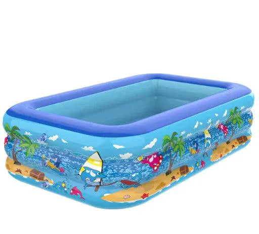 Mandotos Colorful Kids Inflatable Pool - Durable Summer Fun