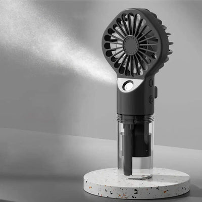 Compact Hydrating Mist Fan - Portable Cooling Solution