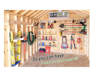 Complete Shed Organization Kit for Efficient Storage
