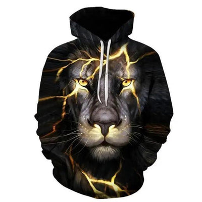 Sudaderas de 3D impresas a la moda para uso casual y fiestas