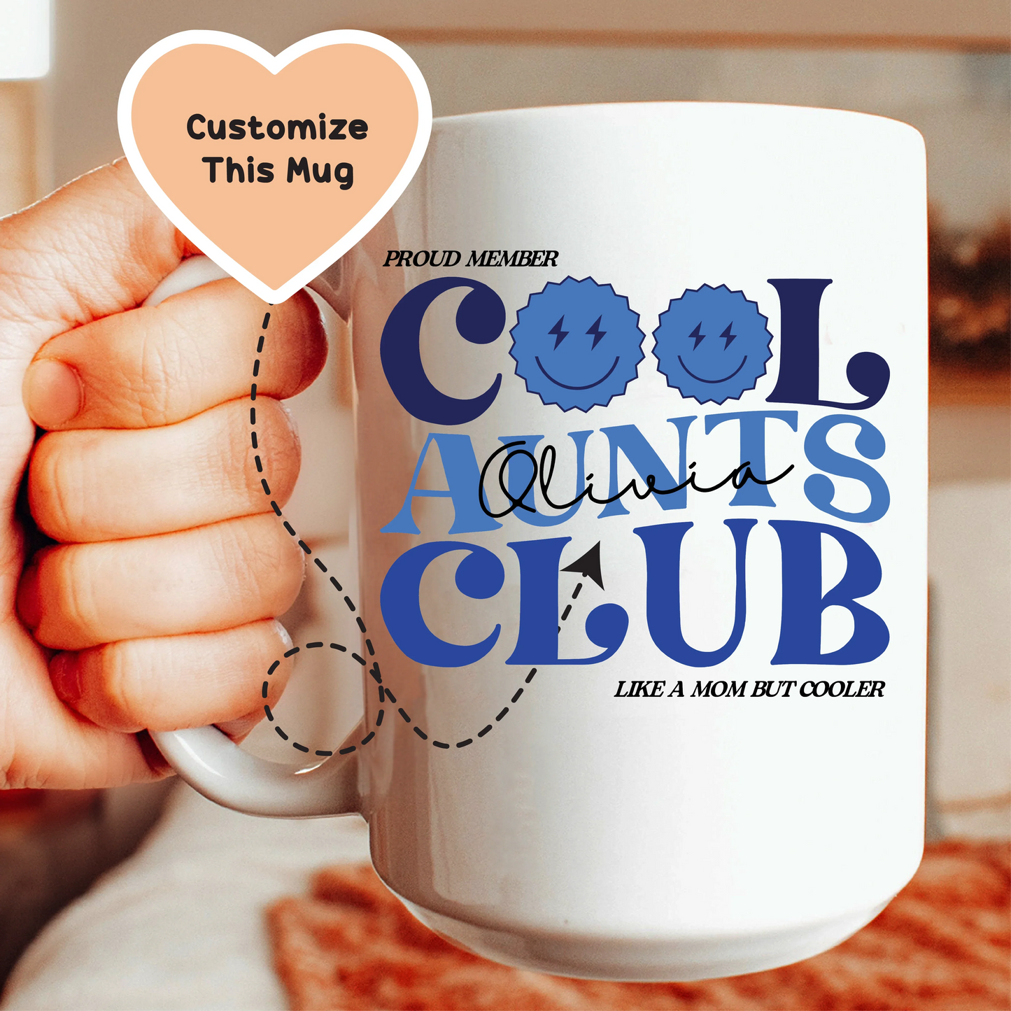 Taza personalizada del Club de las Tías Geniales