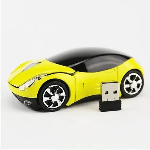 Sport Car Wireless Mouse - Ergonomic Optical Design