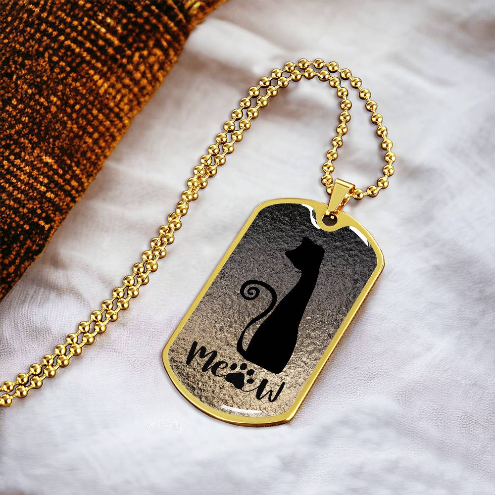 Collar de Gato de Cobre Elegante