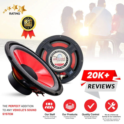 Subwoofer de coche CoreBass de 6 pulgadas y 300W