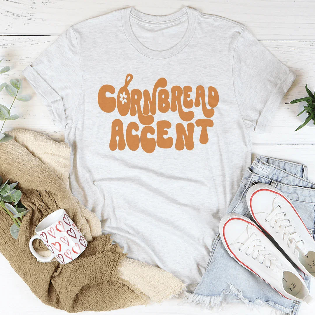 Camiseta con acento de pan de maíz