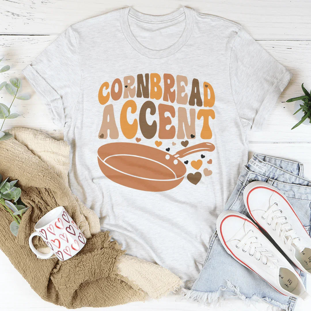 Camiseta con acento de pan de maíz