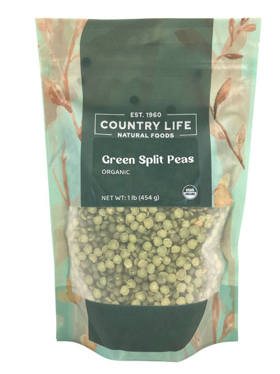 Organic Green Split Peas - Nutrient-Rich Legumes