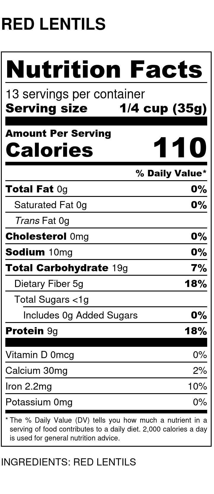 Red Lentils – Quick-Cooking & Versatile | CLNF