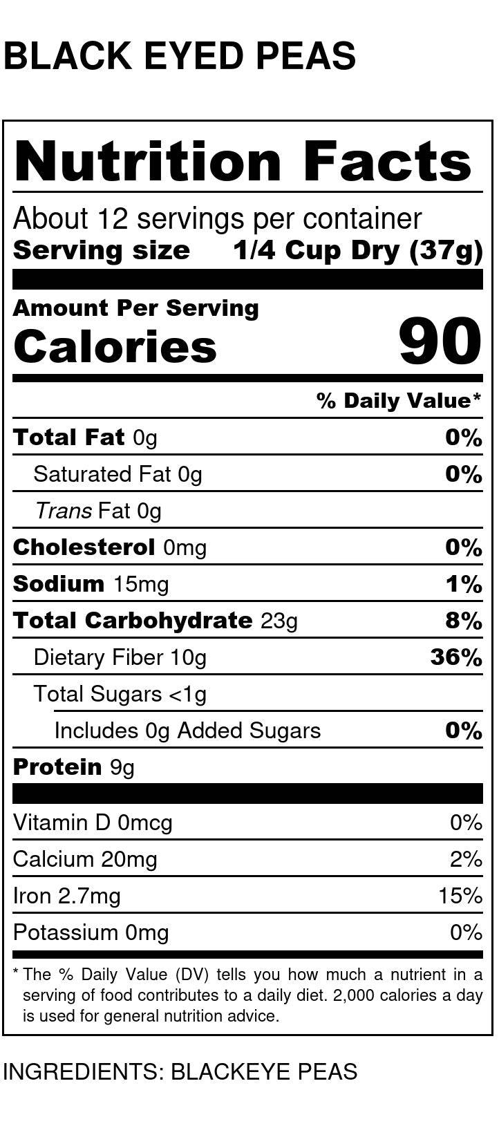 Pois aux yeux noirs biologiques - Polyvalents et nutritifs