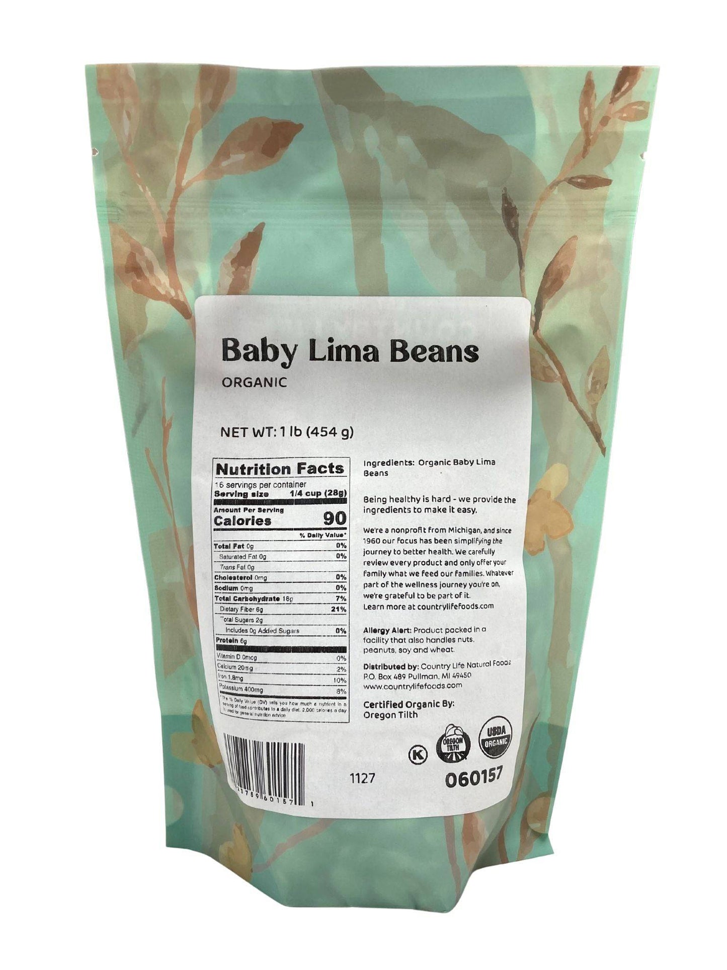 Organic Baby Lima Beans - Premium Quality