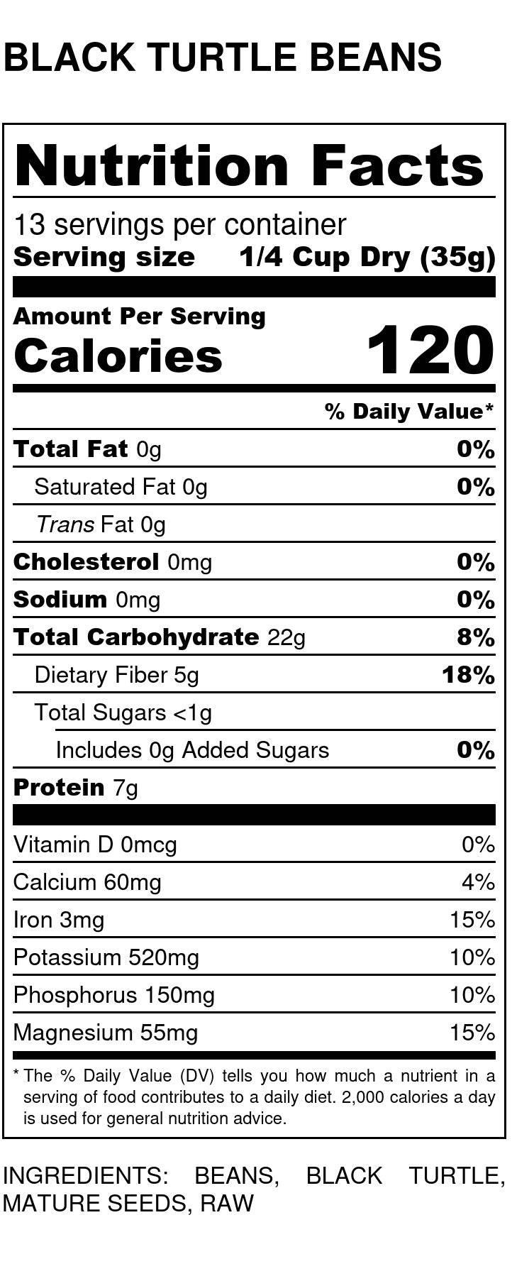 Premium Black Turtle Beans - Versatile & Nutritious