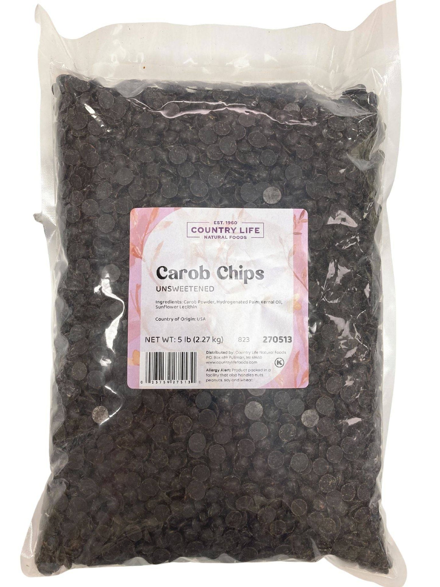Chips de Algarrobo Sin Azúcar - Ingrediente de Repostería Premium