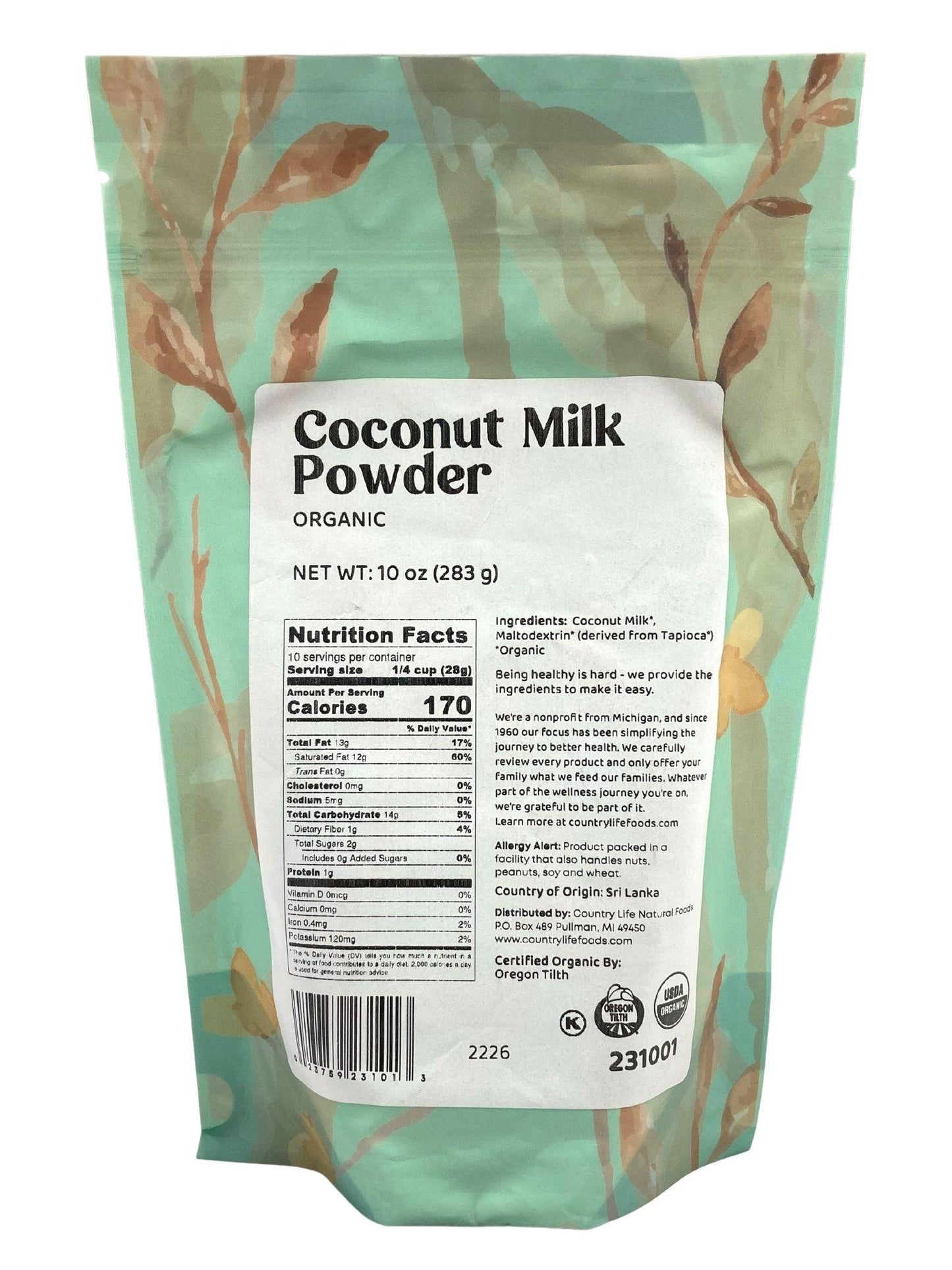 Organic Coconut Milk Powder - Creamy Dairy Alternative - Korvel