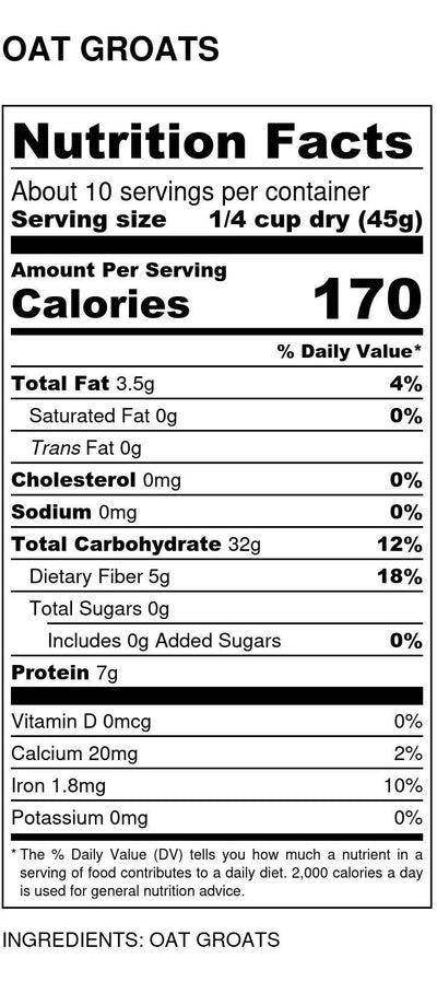 Nutritious Steel Cut Oat Groats - Versatile Whole Grain - Korvel