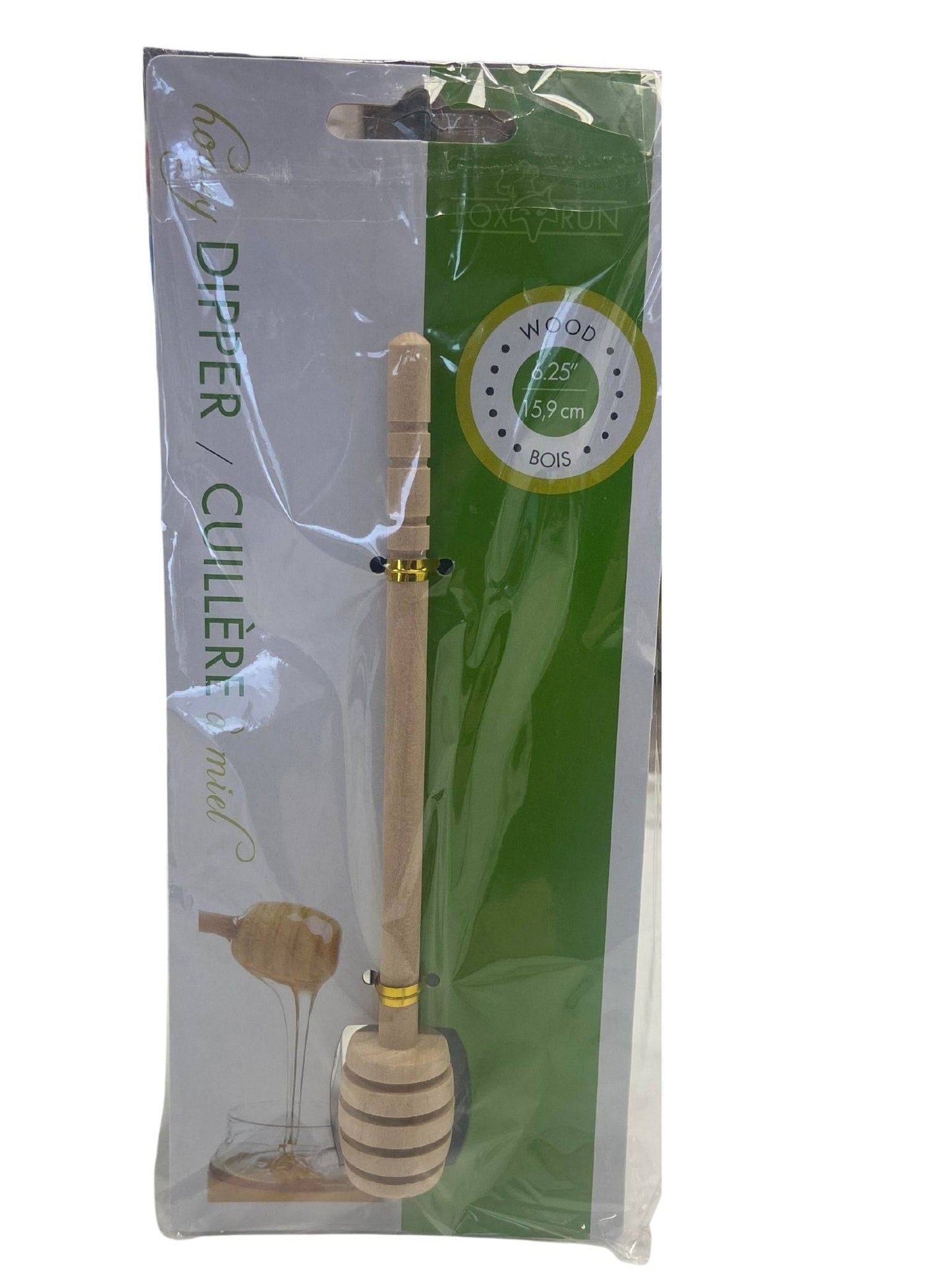 Cuchara de Madera Premium para Servir Miel sin Desorden