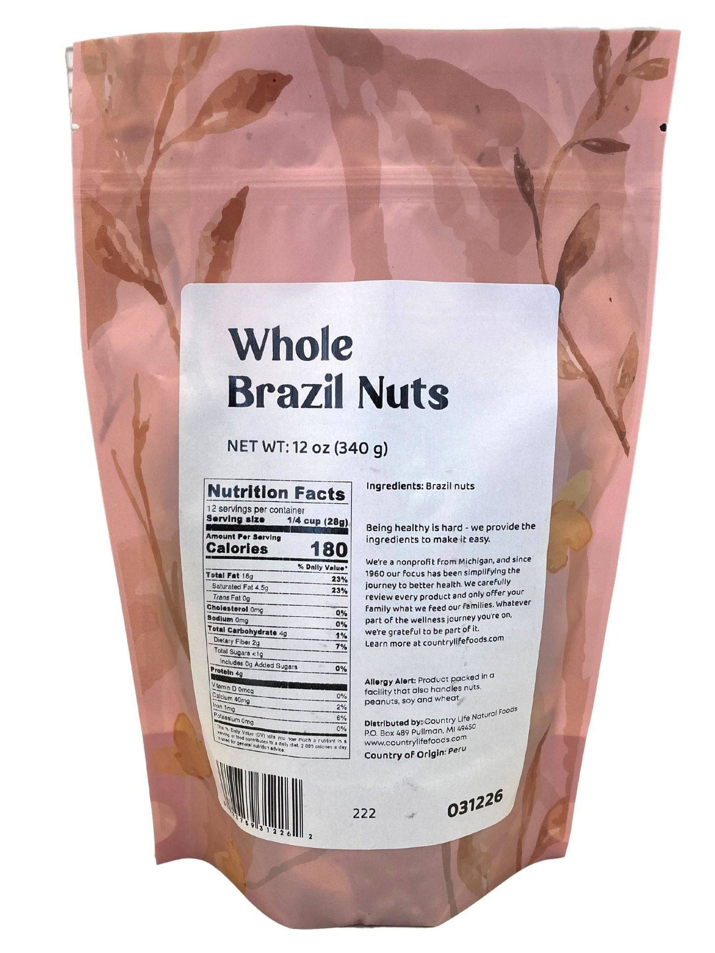 Noix du Brésil entières premium - 340 g & 1,36 kg