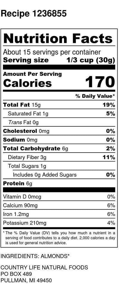 Organic Sliced Almonds - Natural & Nutritious Snack - Korvel