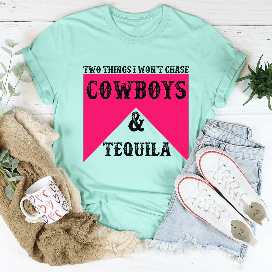 Camiseta de vaqueros y tequila