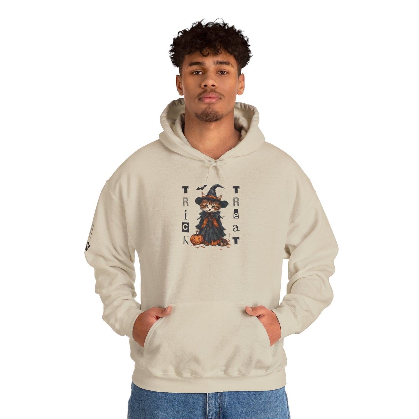 Hoodie de chat sorcière d'Halloween confortable
