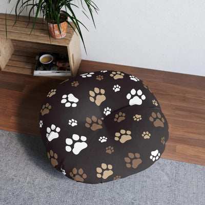 Almohadilla de Suelo Acogedora con Diseño de Huella de Mascota