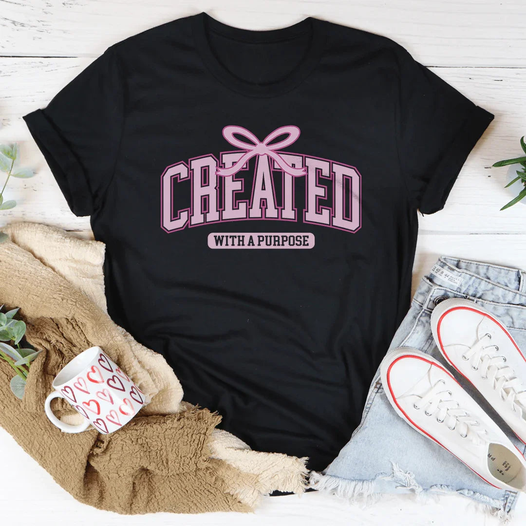 T-shirt Créé Avec Un But