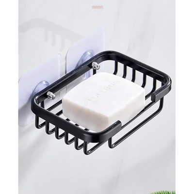 Premium Wall Mounted Soap Dish Holder - No Drilling Required