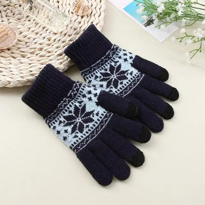 Guantes de punto táctiles premium para la comodidad invernal