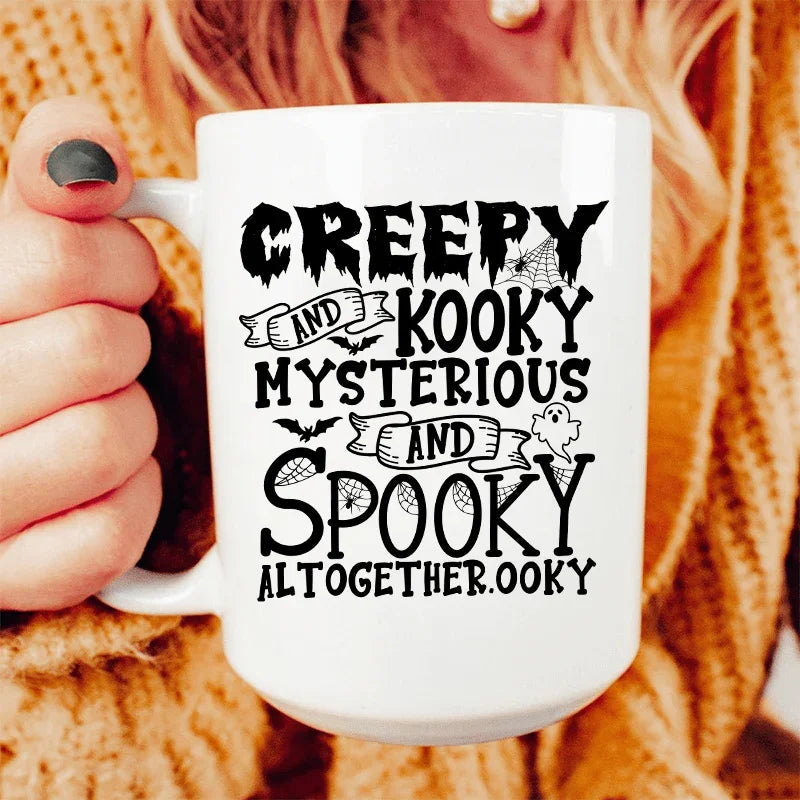 Creepy And Kooky Ceramic Mug - 15 oz