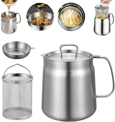 CrispMaster Fry & Filter - Freidora Profunda Premium