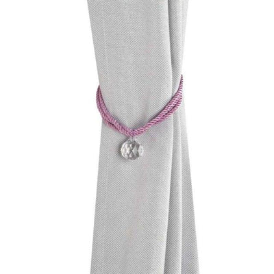Elegant Crystal Bead Curtain Tiebacks - Decorative Holders for Home & Office - Korvel