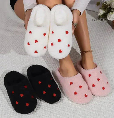 Chaussons Fluffy Cushy Heart