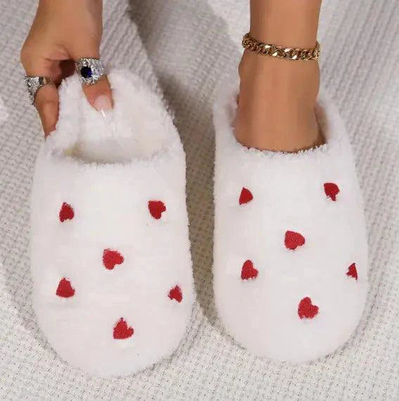 Chaussons Fluffy Cushy Heart