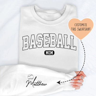 Sudadera Personalizable para Mamás de Béisbol